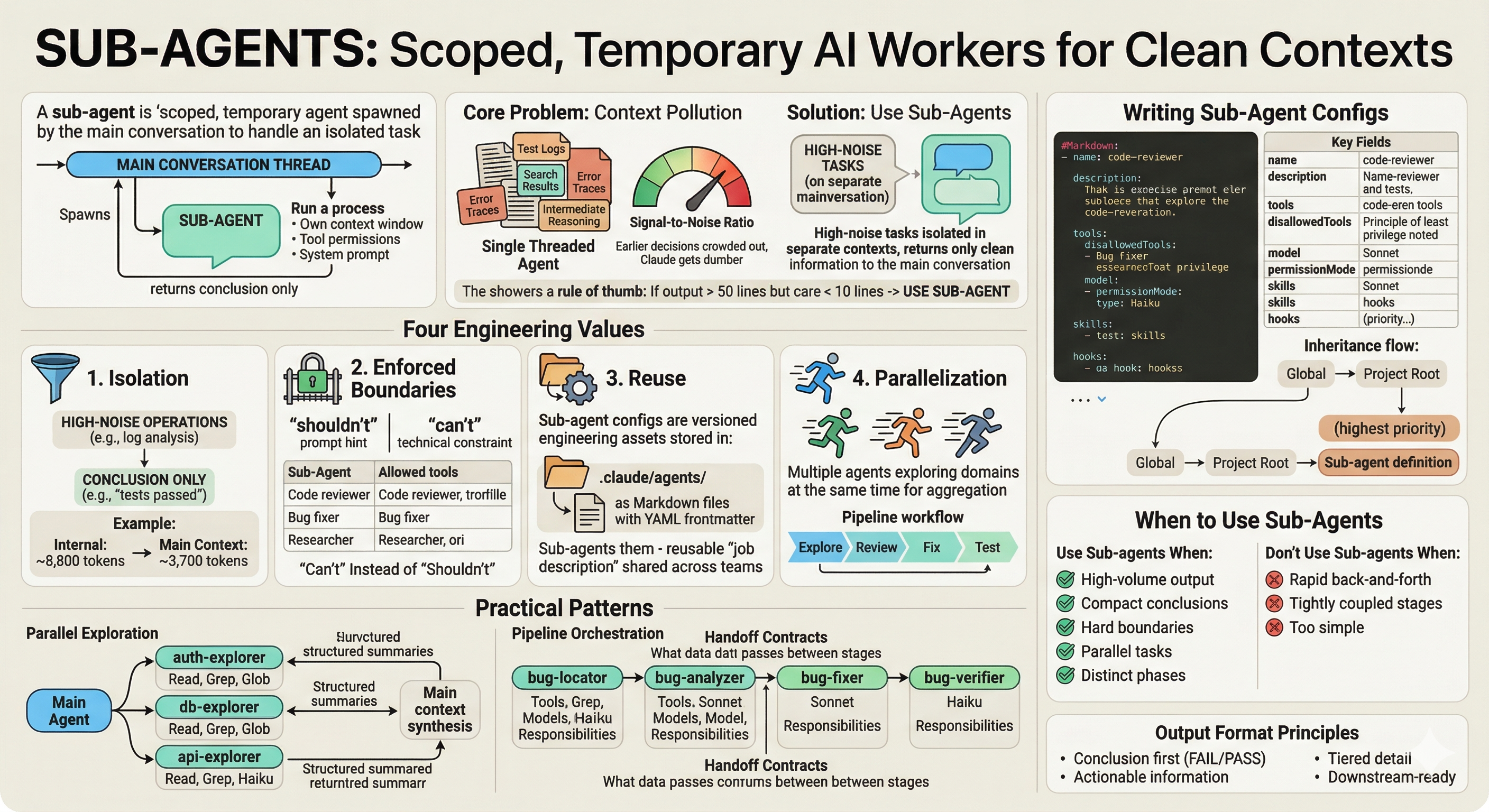 Sub-Agents: Scoped, Temporary AI Workers